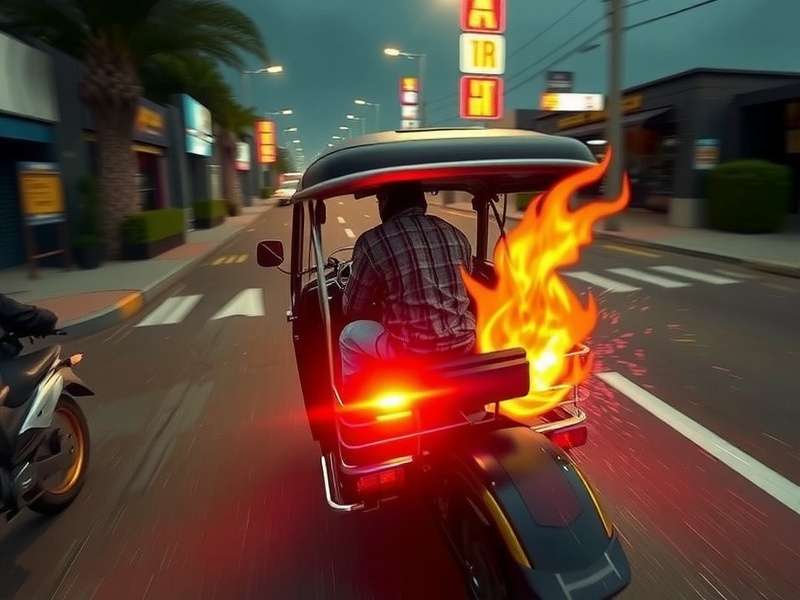 Shadowy Strike Expert gameplay showing a stealth operative hiding behind a cycle rickshaw in a dark lane